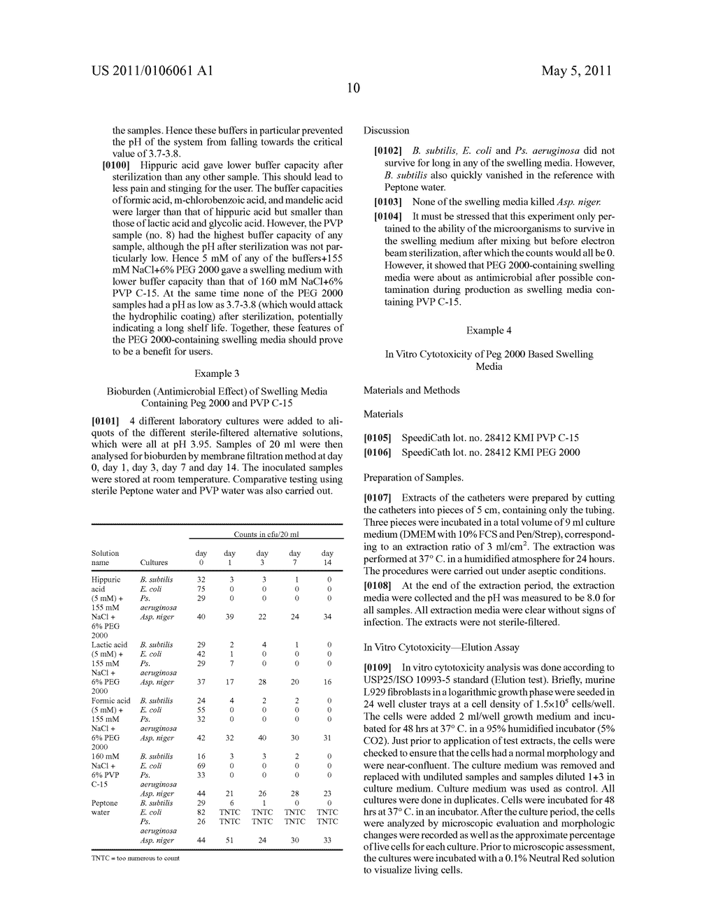 BUFFERED SWELLING MEDIA FOR RADIATION STERILIZED HYDROPHILIC COATINGS - diagram, schematic, and image 44