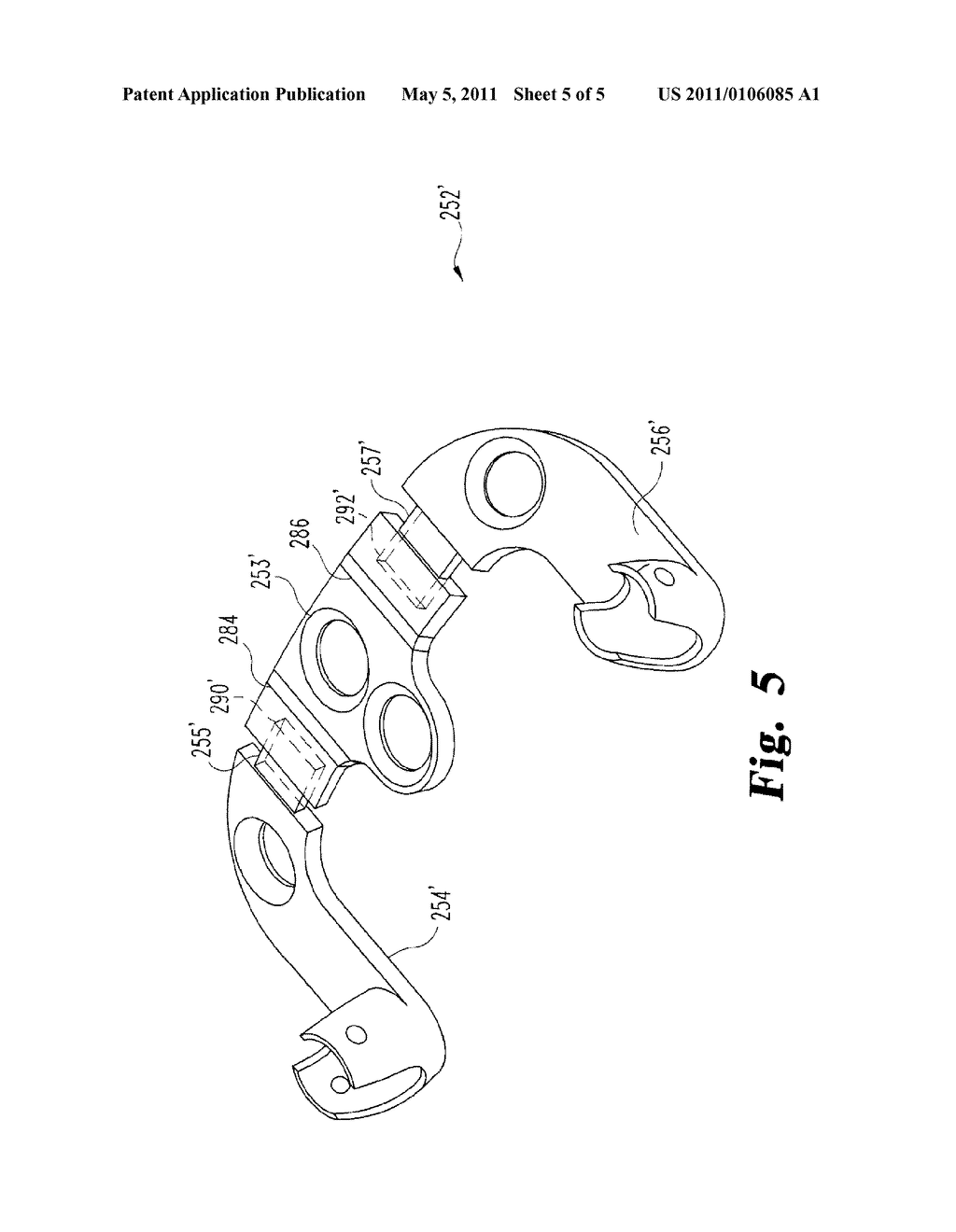 ADJUSTABLE OCCIPITAL VERTEBRAL FIXATION SYSTEM - diagram, schematic, and image 06