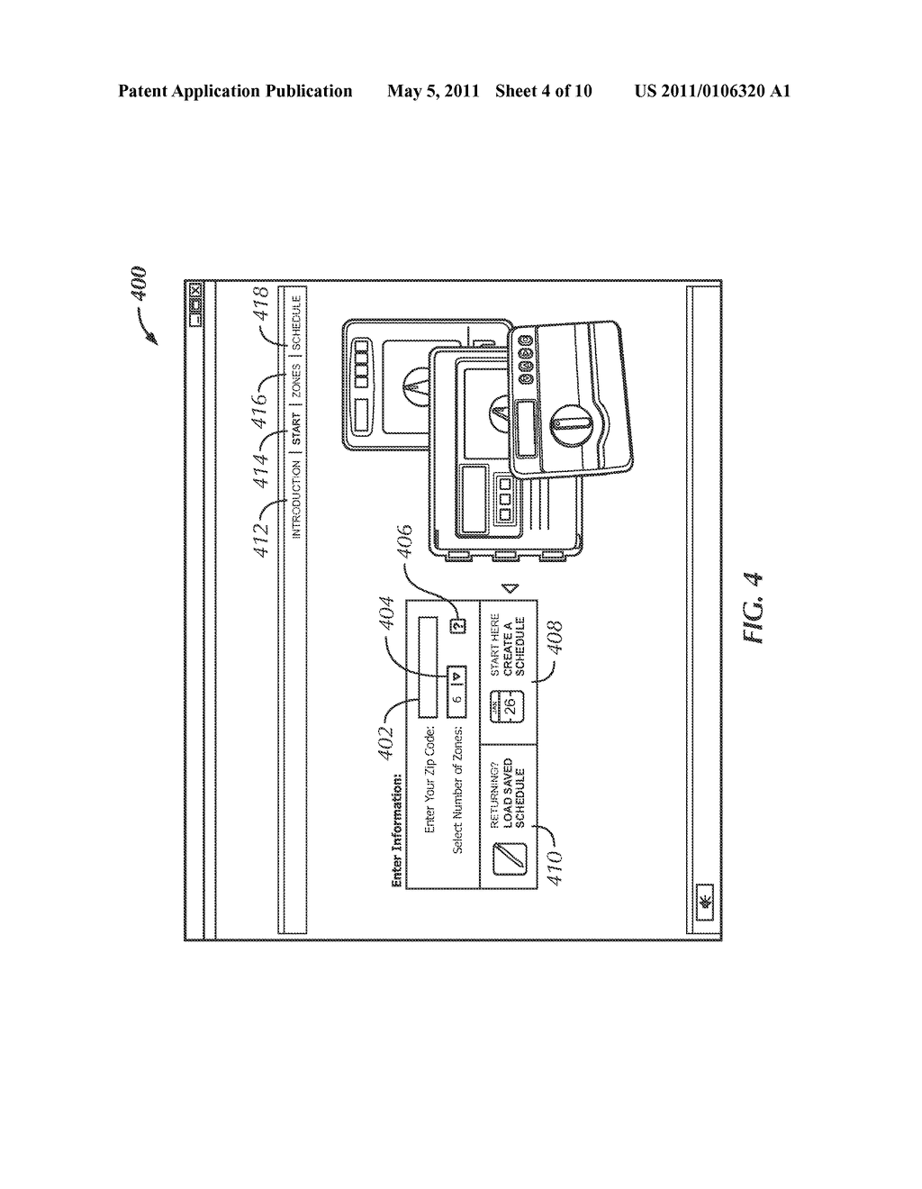 METHOD AND APPARATUS FOR GENERATING AN IRRIGATION SCHEDULE - diagram, schematic, and image 05