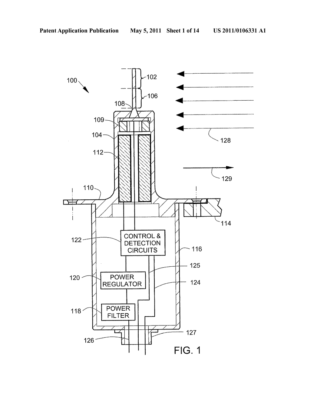 IMPENDING ICING PROBE WITH THERMAL ISOLATION PEDESTAL - diagram, schematic, and image 02