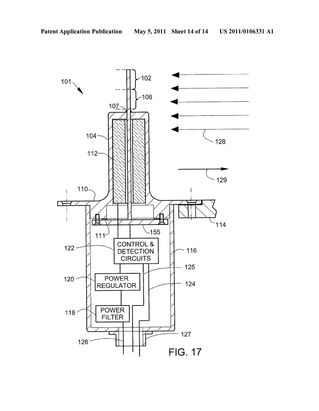 IMPENDING ICING PROBE WITH THERMAL ISOLATION PEDESTAL - diagram, schematic, and image 15