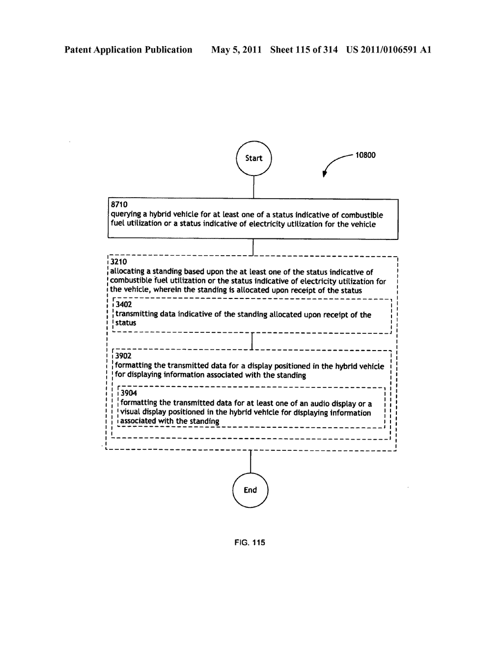 Awarding standings to a vehicle based upon one or more fuel utilization characteristics - diagram, schematic, and image 116