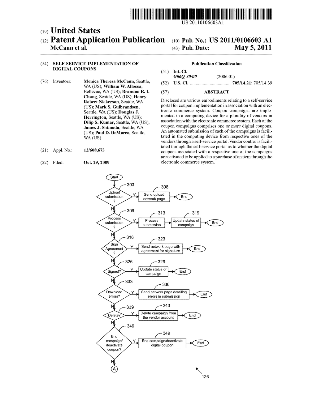 Self-Service Implementation of Digital Coupons - diagram, schematic, and image 01