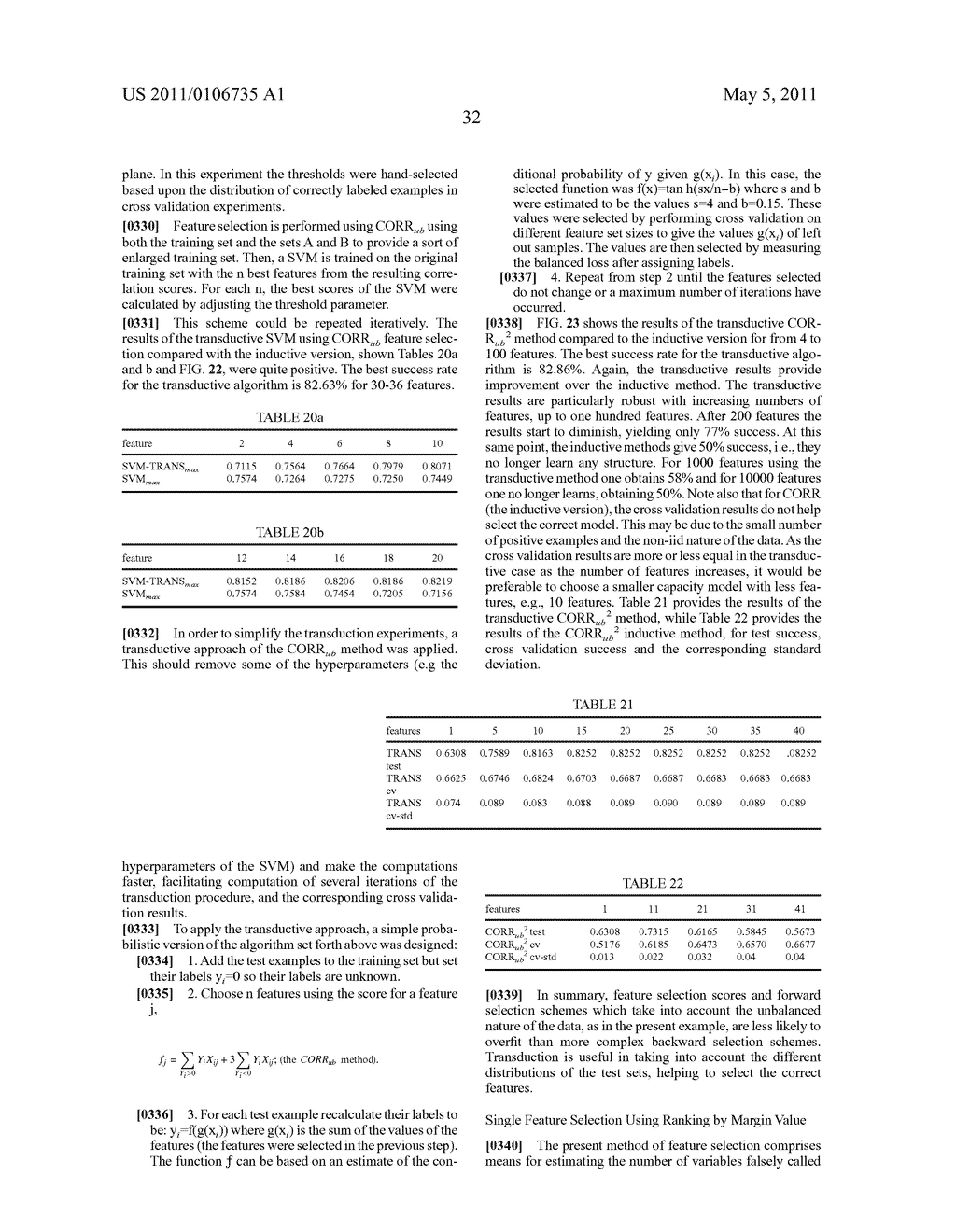 RECURSIVE FEATURE ELIMINATION METHOD USING SUPPORT VECTOR MACHINES - diagram, schematic, and image 58