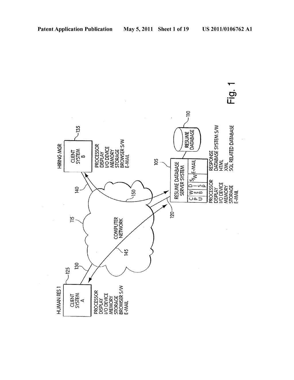 METHOD AND APPARATUS FOR SENDING AND TRACKING RESUME DATA SENT VIA URL - diagram, schematic, and image 02
