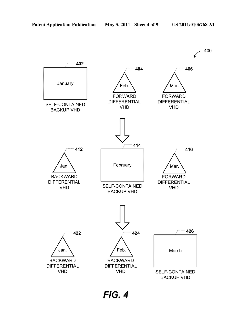 BACKUP USING METADATA VIRTUAL HARD DRIVE AND DIFFERENTIAL VIRTUAL HARD DRIVE - diagram, schematic, and image 05