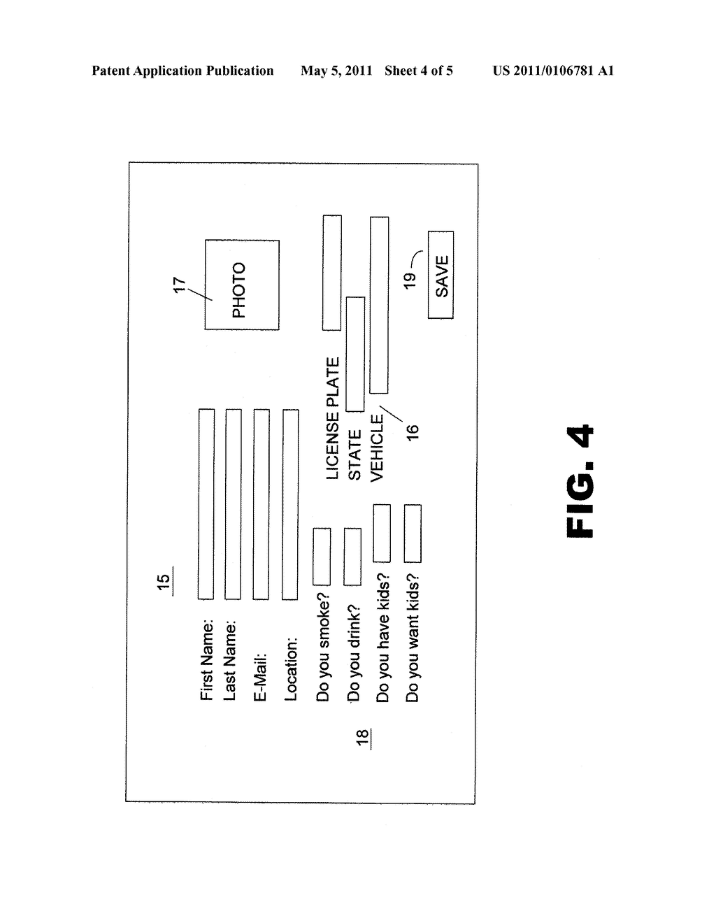 System and Method for Dating Using Vehicle License Plate Numbers - diagram, schematic, and image 05