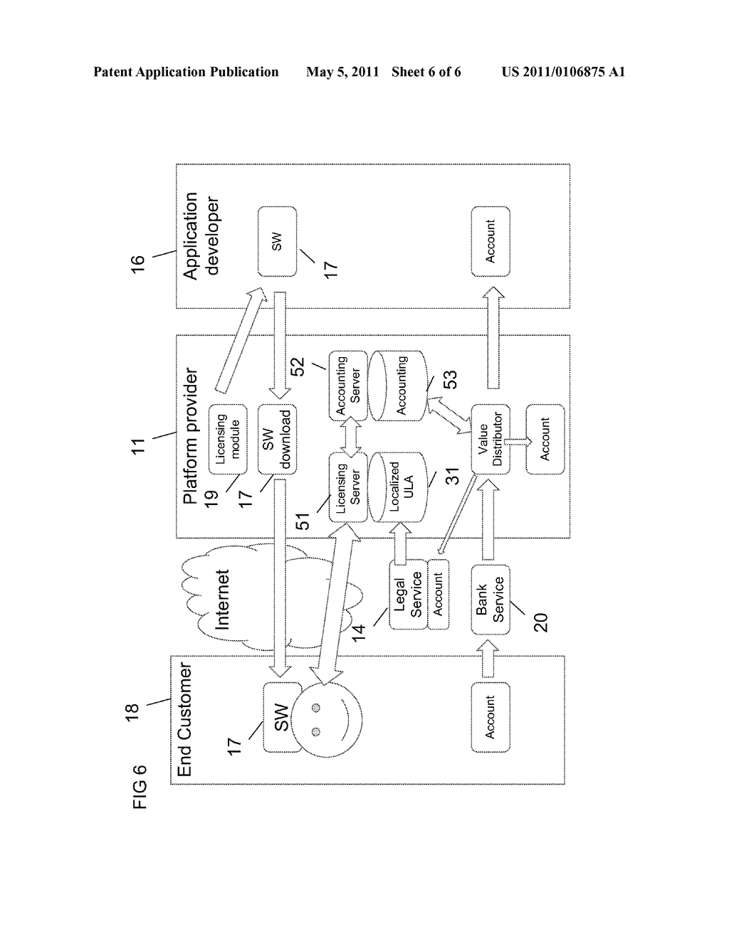 Method and System for Licensing a Software Product - diagram, schematic, and image 07