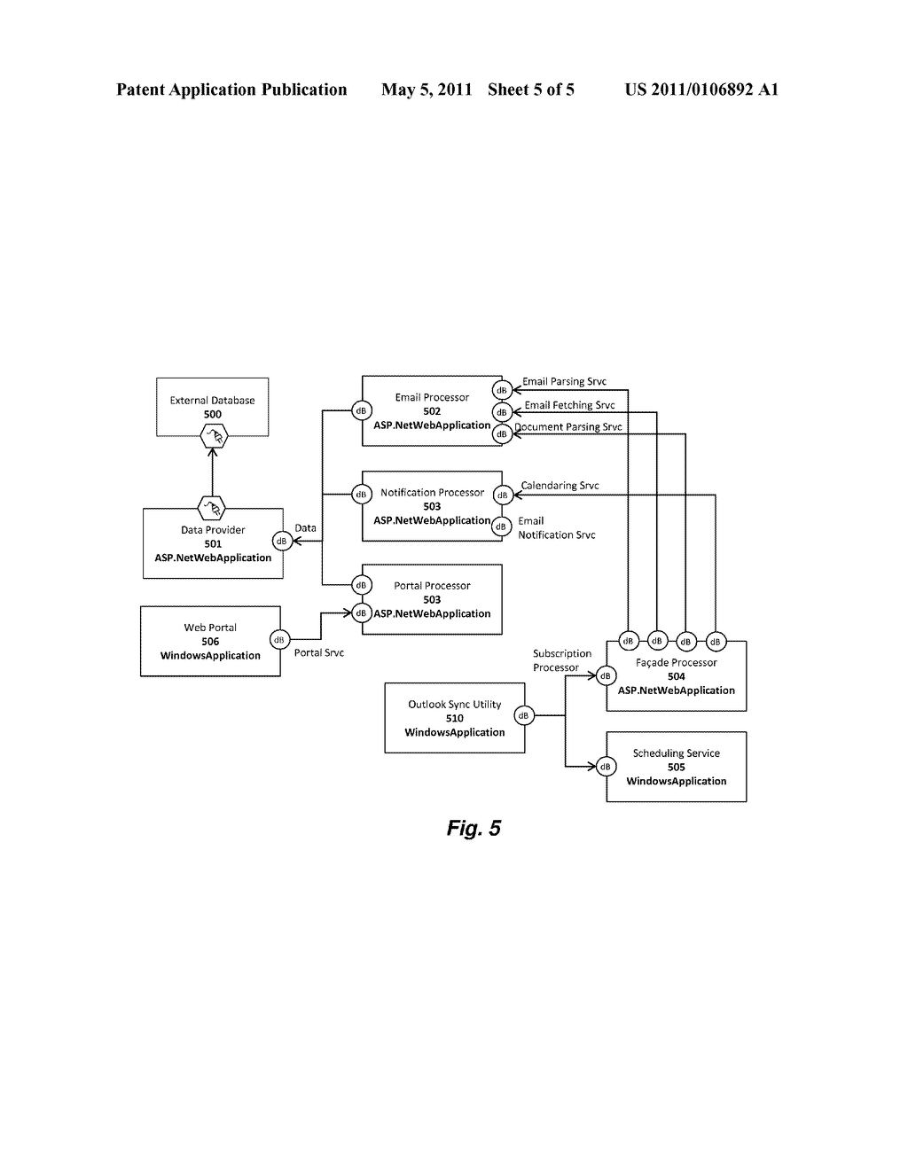 SYSTEM AND METHOD FOR EXTRACTING CALENDAR EVENTS FROM FREE-FORM EMAIL - diagram, schematic, and image 06