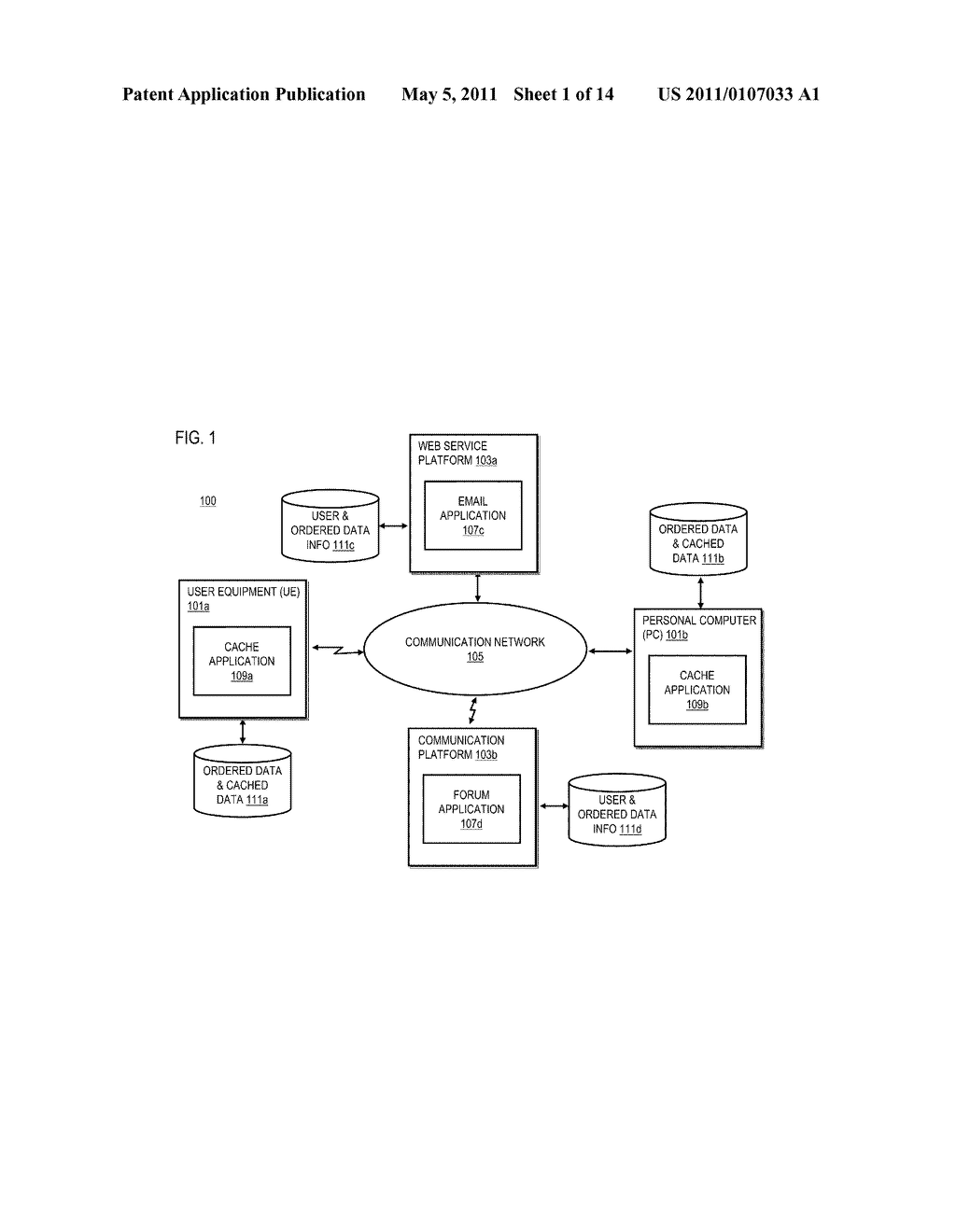 METHOD AND APPARATUS FOR PROVIDING AN APPLICATION-LEVEL CACHE - diagram, schematic, and image 02