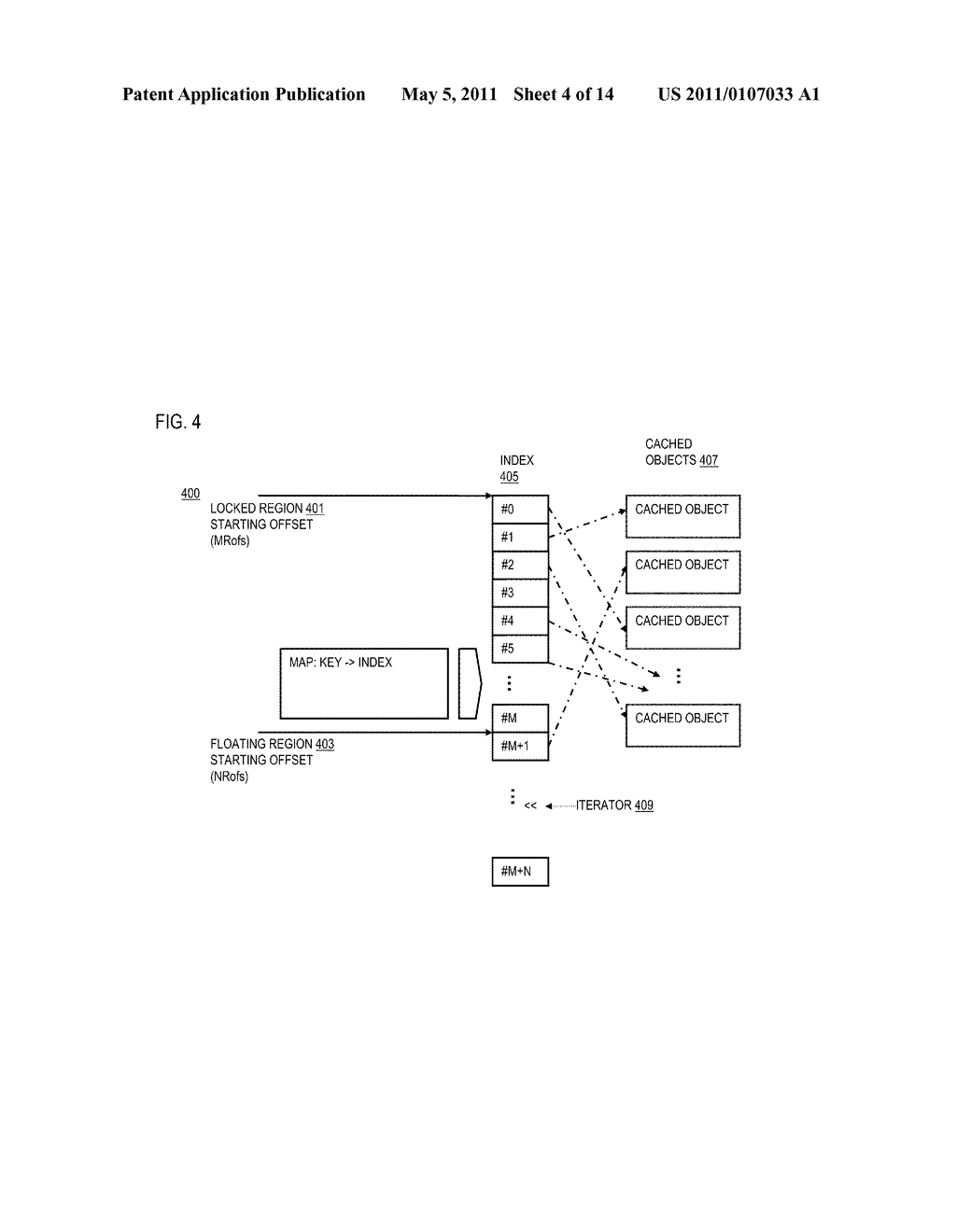 METHOD AND APPARATUS FOR PROVIDING AN APPLICATION-LEVEL CACHE - diagram, schematic, and image 05