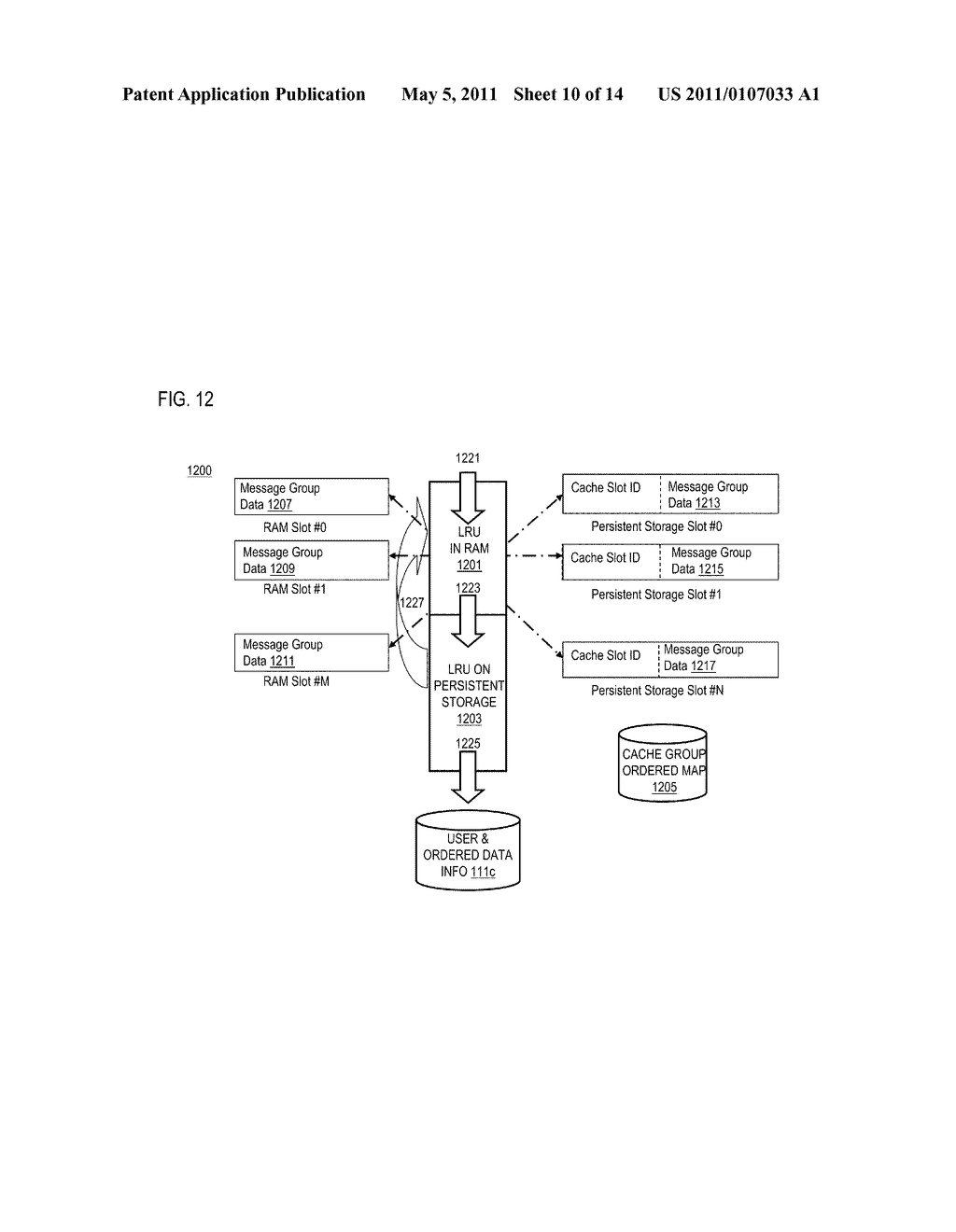 METHOD AND APPARATUS FOR PROVIDING AN APPLICATION-LEVEL CACHE - diagram, schematic, and image 11