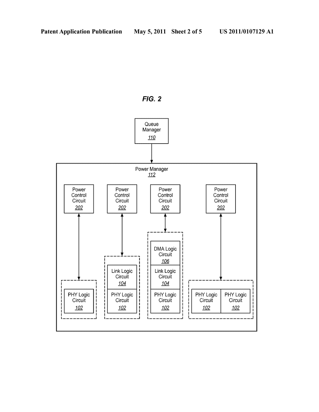 METHODS AND APPARATUS FOR LOAD-BASED POWER MANAGEMENT IN A STORAGE SYSTEM - diagram, schematic, and image 03