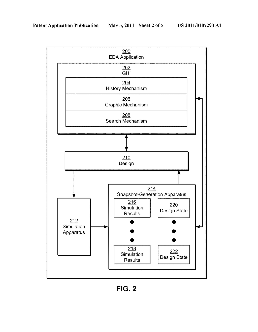 SIMULATION-BASED DESIGN STATE SNAPSHOTTING IN ELECTRONIC DESIGN AUTOMATION - diagram, schematic, and image 03