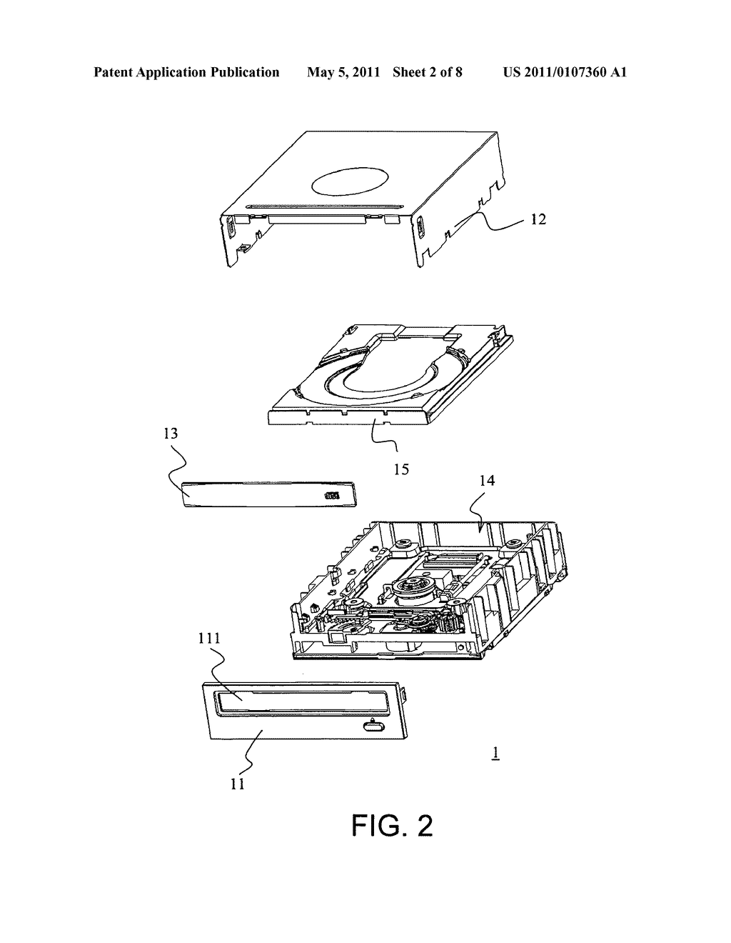 Optical disk drive - diagram, schematic, and image 03