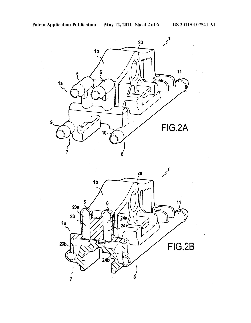 HYDRAULIC CONNECTOR, PARTICULARLY FOR MOTOR VEHICLE WINDSCREEN WIPER SYSTEM - diagram, schematic, and image 03