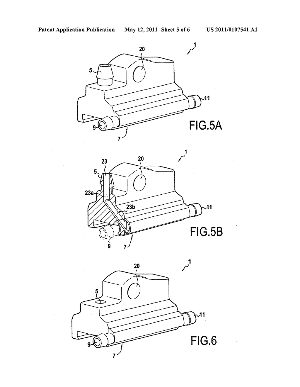 HYDRAULIC CONNECTOR, PARTICULARLY FOR MOTOR VEHICLE WINDSCREEN WIPER SYSTEM - diagram, schematic, and image 06