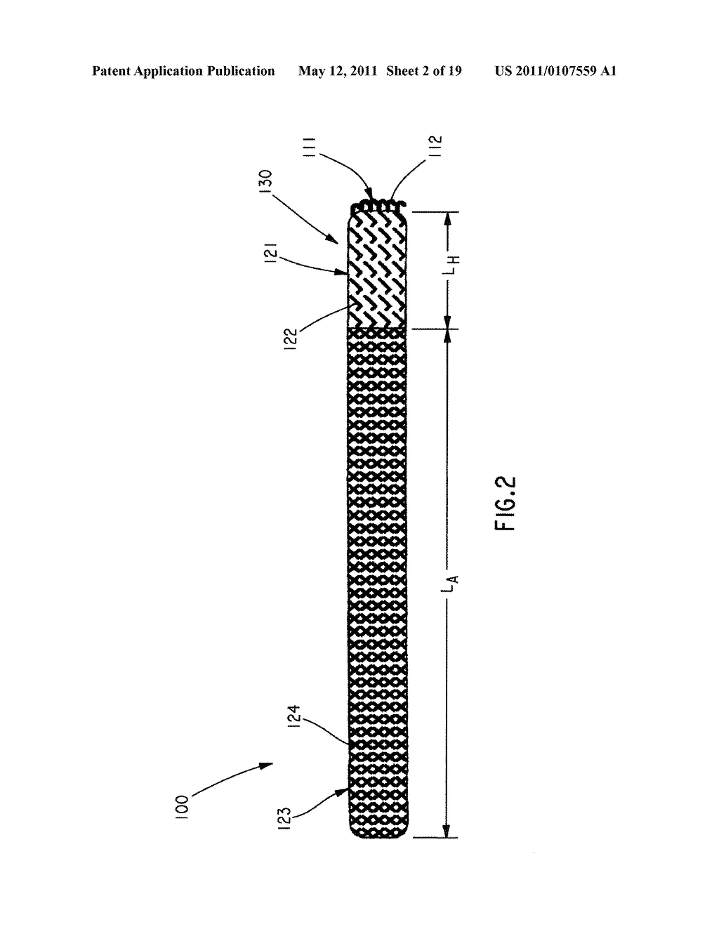 Hook and Loop Tie with a Non-Slip Area - diagram, schematic, and image 03