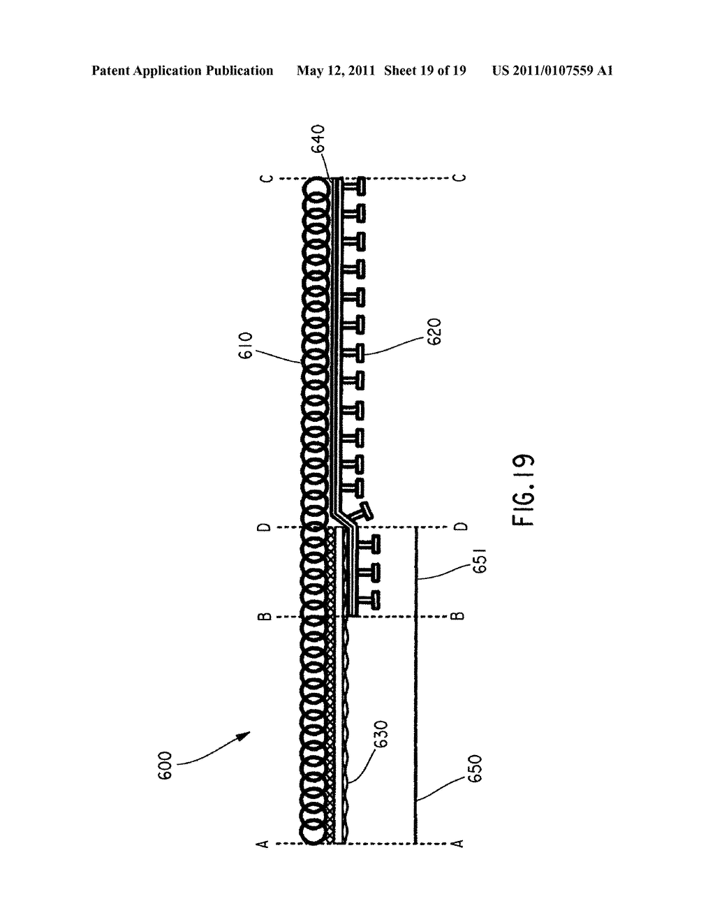 Hook and Loop Tie with a Non-Slip Area - diagram, schematic, and image 20