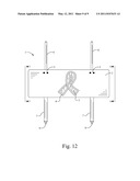 ILLUMINATED SIGN WITH SUPPORTS diagram and image