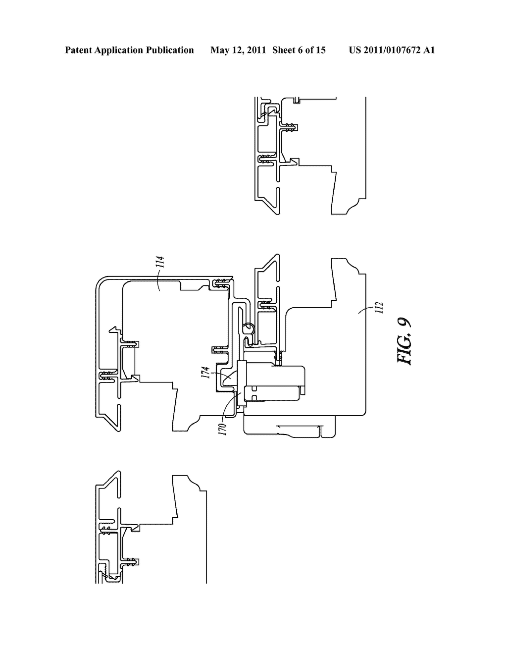 MULTI-POINT LOCK SYSTEM WITH SINGLE POSITION ACTUATION AND RELATED METHODS - diagram, schematic, and image 07