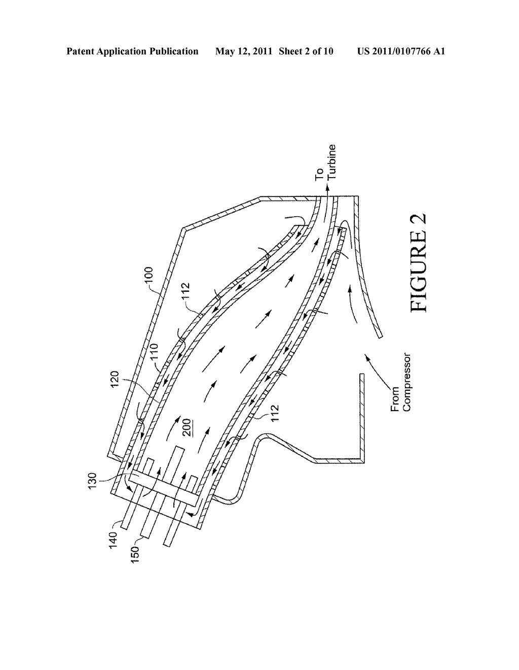 COMBUSTOR ASSEMBLY FOR A TURBINE ENGINE WITH ENHANCED COOLING - diagram, schematic, and image 03