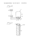 ACTION DEVICE FOR GRADUATED EXPLOSIVE EFFECT AND A PROCESS FOR THE SAME diagram and image