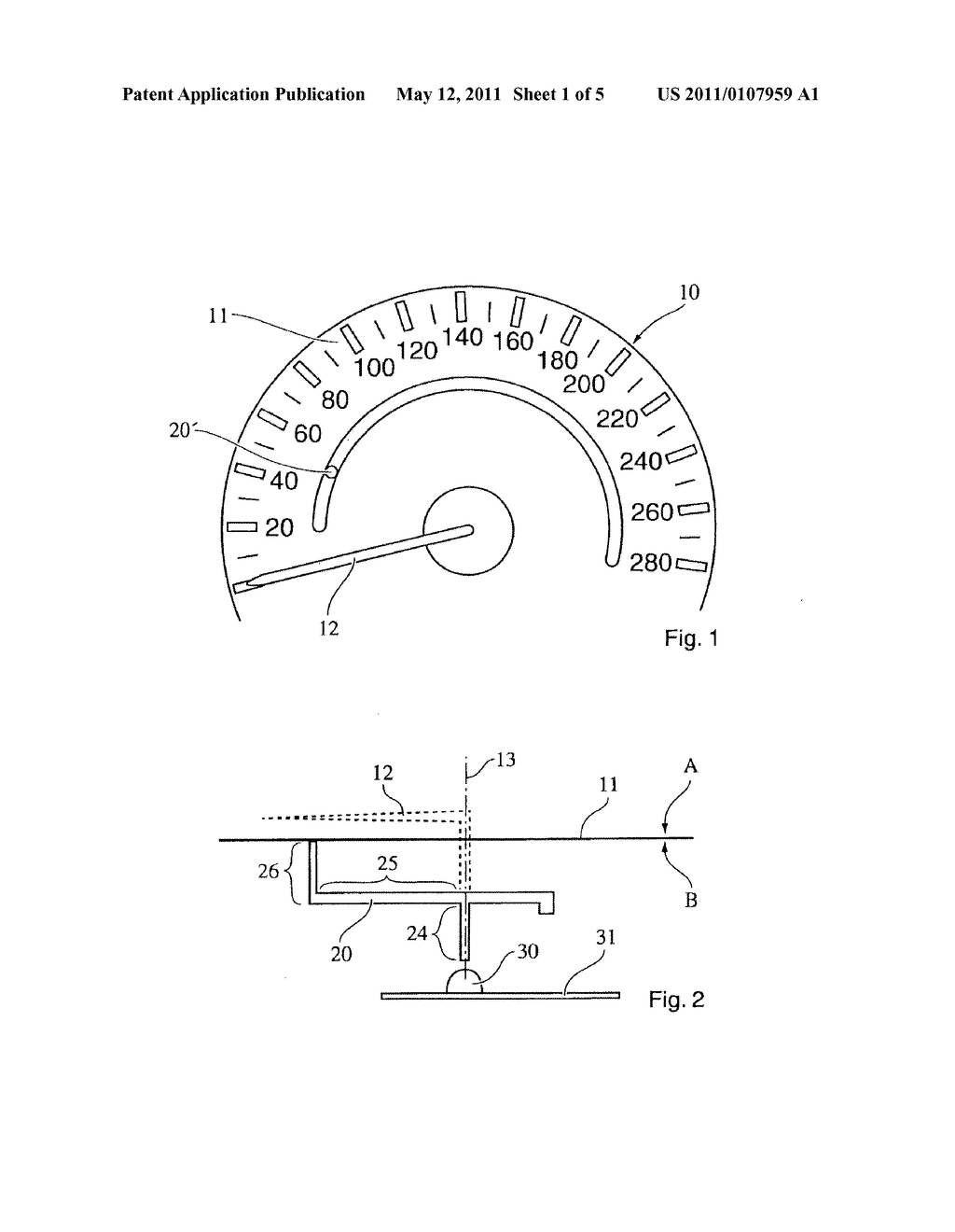 INDICATOR DEVICE AND DISPLAY DEVICE, PARTICULARLY FOR A MOTOR VEHICLE, AND NEEDLE MOUNTING METHOD FOR A DISPLAY DEVICE - diagram, schematic, and image 02