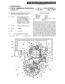 Handheld work apparatus having an air-cooled combustion engine diagram and image