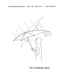 Windproof umbrella diagram and image
