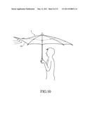 Windproof umbrella diagram and image