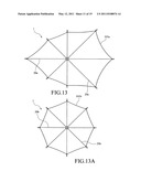 Windproof umbrella diagram and image