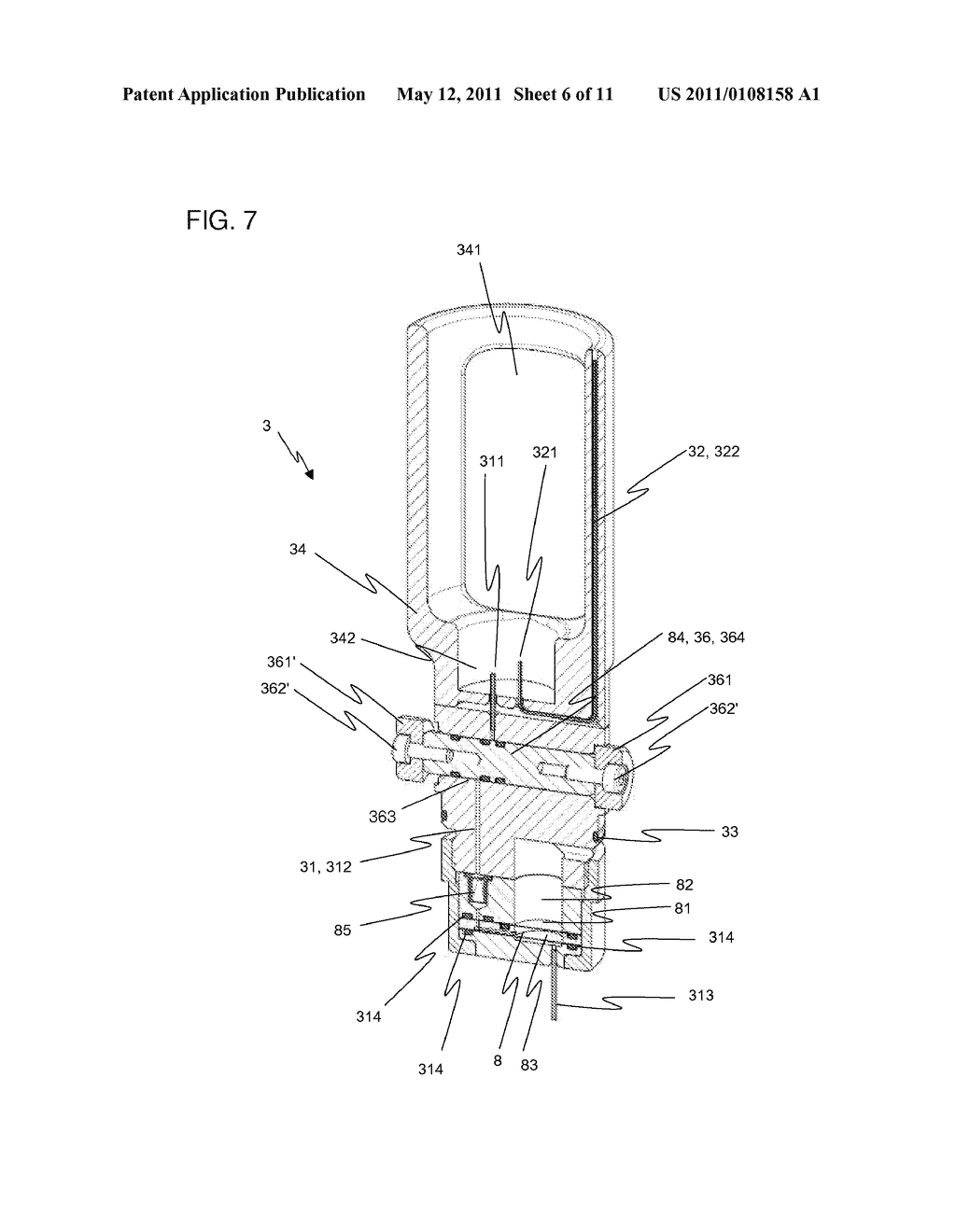 Device, Kit, And Method For Filling a Flexible Reservoir Container In A Negative Pressure Chamber - diagram, schematic, and image 07
