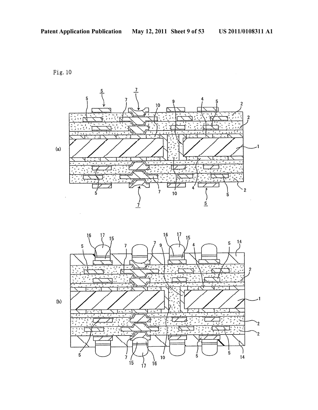 MULTILAYER PRINTED WIRING BOARD - diagram, schematic, and image 10