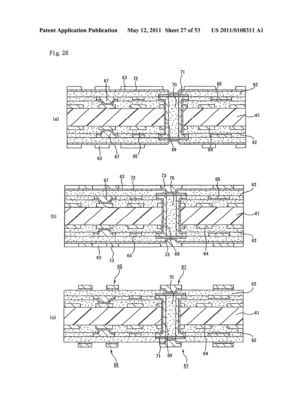 MULTILAYER PRINTED WIRING BOARD - diagram, schematic, and image 28