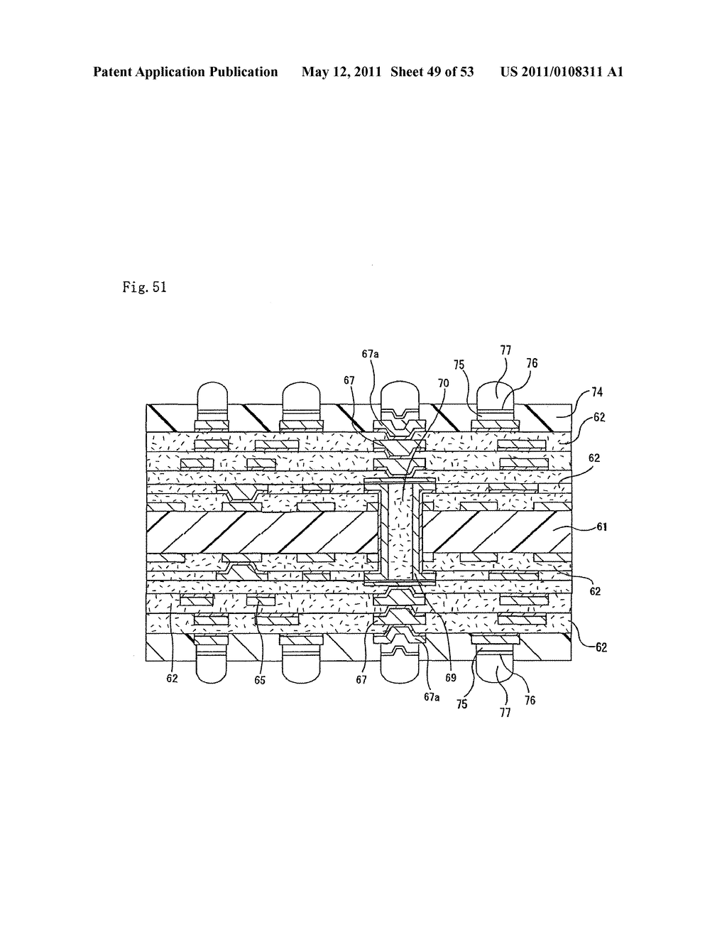 MULTILAYER PRINTED WIRING BOARD - diagram, schematic, and image 50