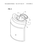 Lip protector for use on canned beverages diagram and image