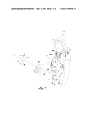 BACK STRAIN ALLEVIATING FISHING POLE HARNESS diagram and image