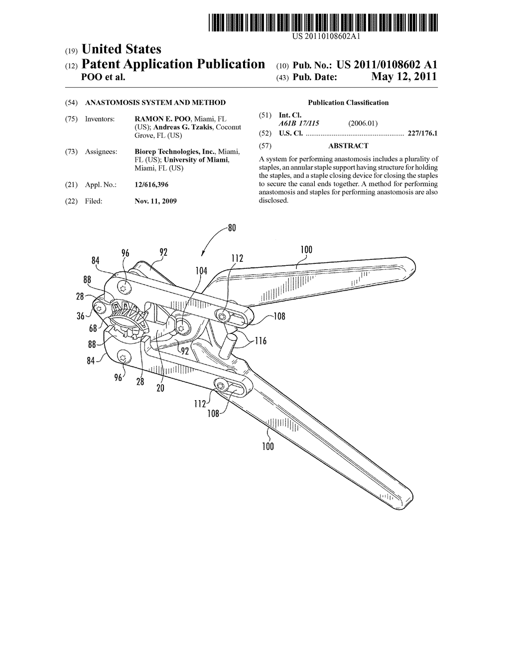 ANASTOMOSIS SYSTEM AND METHOD - diagram, schematic, and image 01