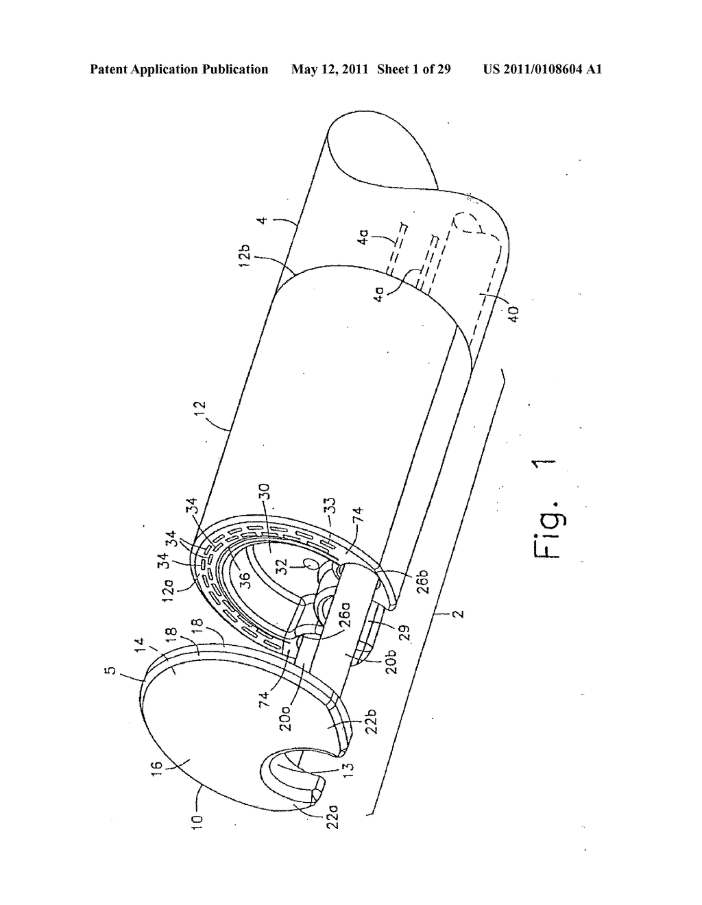 Method and Device for Full Thickness Resectioning of an Organ - diagram, schematic, and image 02