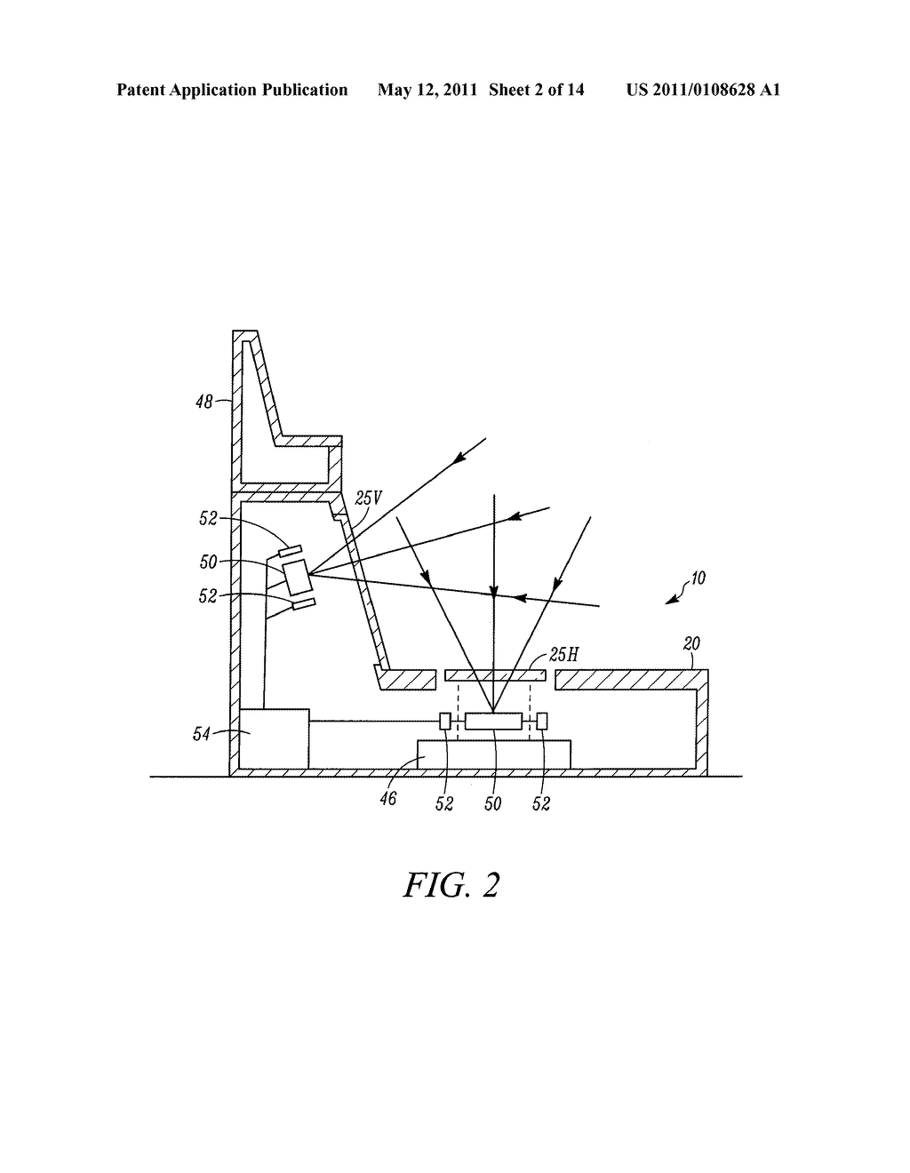 METHOD AND APPARATUS FOR PROJECTING ILLUMINATION PATTERNS FROM BARCODE READERS - diagram, schematic, and image 03