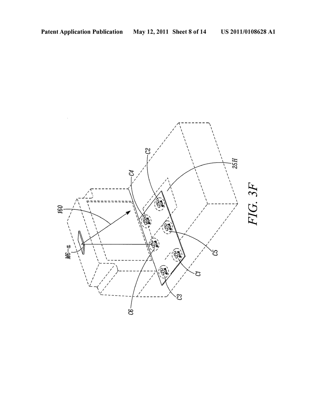 METHOD AND APPARATUS FOR PROJECTING ILLUMINATION PATTERNS FROM BARCODE READERS - diagram, schematic, and image 09