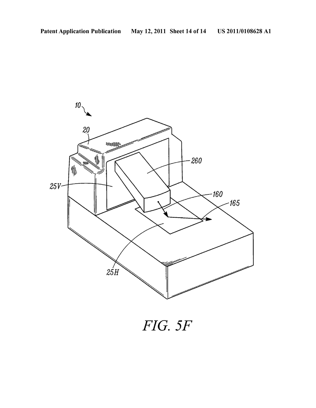 METHOD AND APPARATUS FOR PROJECTING ILLUMINATION PATTERNS FROM BARCODE READERS - diagram, schematic, and image 15