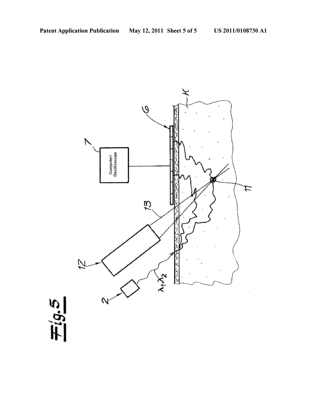 METHOD FOR THE NON-INVASIVE OPTIC DETERMINATION OF THE TEMPERATURE OF A MEDIUM - diagram, schematic, and image 06