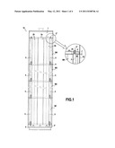 CASING INTERNAL PART AND CASING FOR THE DRY INTERMEDIATE STORAGE OF IRRADIATED FUEL ELEMENTS, AND INTERMEDIATE STORAGE METHOD diagram and image