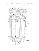 CASING INTERNAL PART AND CASING FOR THE DRY INTERMEDIATE STORAGE OF IRRADIATED FUEL ELEMENTS, AND INTERMEDIATE STORAGE METHOD diagram and image