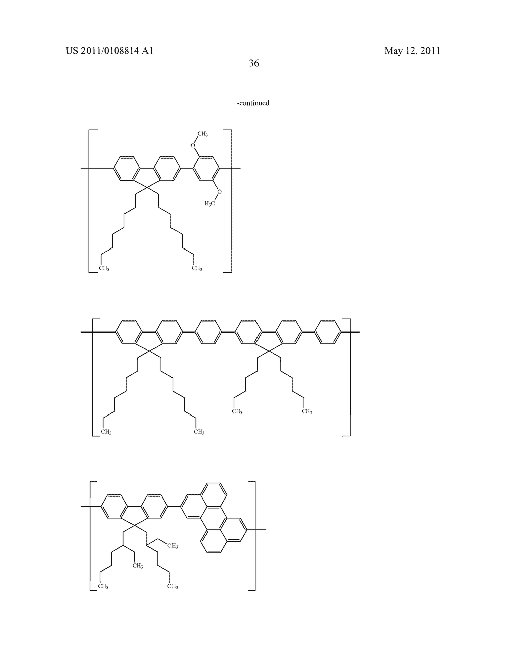 POLYMER COMPOUND, NET-LIKE POLYMER COMPOUND PRODUCED BY CROSSLINKING THE POLYMER COMPOUND, COMPOSITION FOR ORGANIC ELECTROLUMINESCENCE ELEMENT, ORGANIC ELECTROLUMINESCENCE ELEMENT, ORGANIC EL DISPLAY, AND ORGANIC EL LIGHTING - diagram, schematic, and image 38