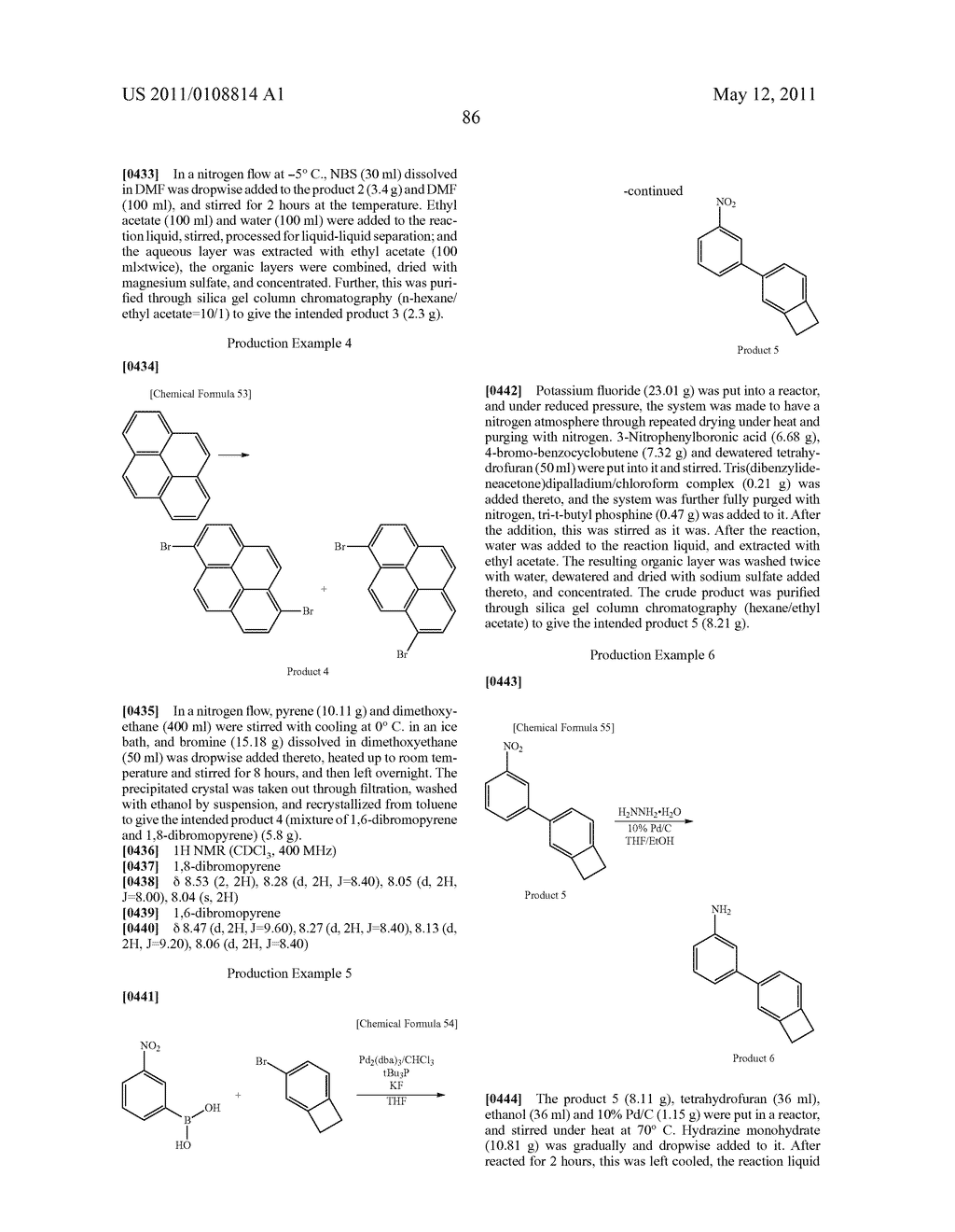 POLYMER COMPOUND, NET-LIKE POLYMER COMPOUND PRODUCED BY CROSSLINKING THE POLYMER COMPOUND, COMPOSITION FOR ORGANIC ELECTROLUMINESCENCE ELEMENT, ORGANIC ELECTROLUMINESCENCE ELEMENT, ORGANIC EL DISPLAY, AND ORGANIC EL LIGHTING - diagram, schematic, and image 88