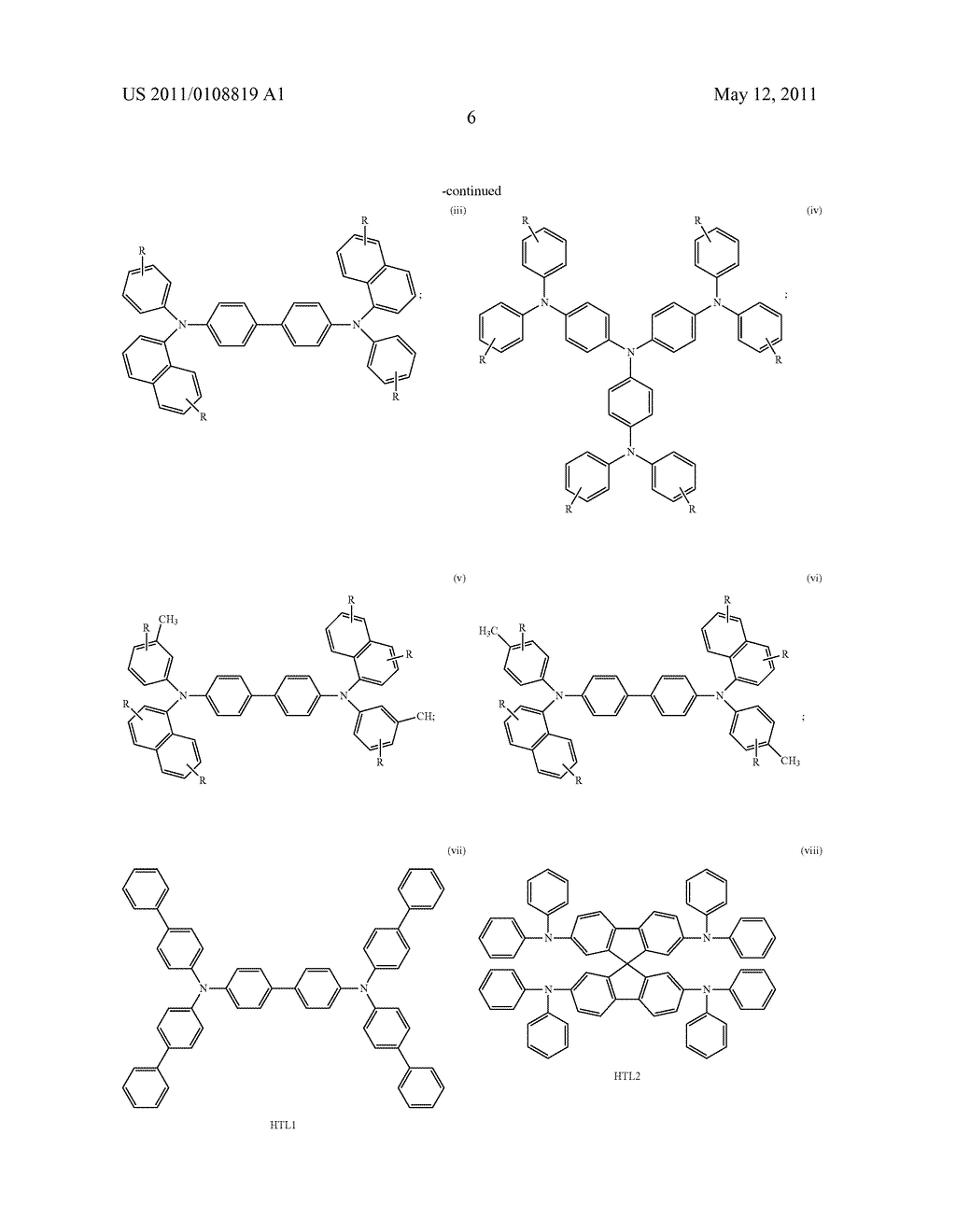 COMPOUNDS HAVING ELECTRON TRANSPORT PROPERTIES, THEIR PREPARATION AND USE - diagram, schematic, and image 10