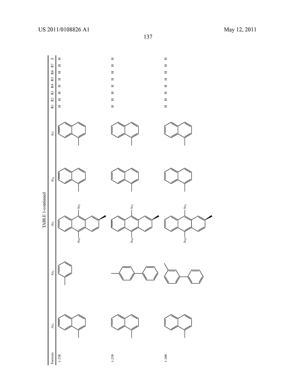 ANTHRACENE DERIVATIVE AND AN ORGANIC ELECTRONIC DEVICE USING THE SAME - diagram, schematic, and image 139